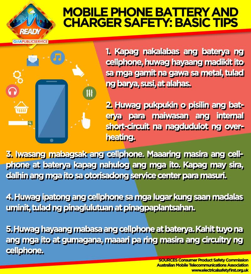 Mobile Phone Battery and Charger Safety Tips