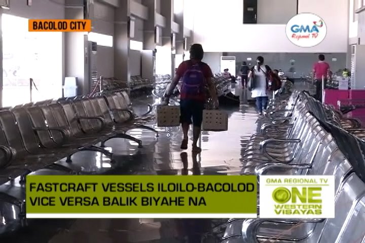 One Western Visayas Biyahe Sang Fastcraft Iloilo Bacolod Balik Na