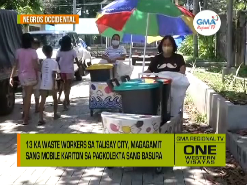 One Western Visayas Mobile Kariton Ginagamit Sang Waste Workers Sa