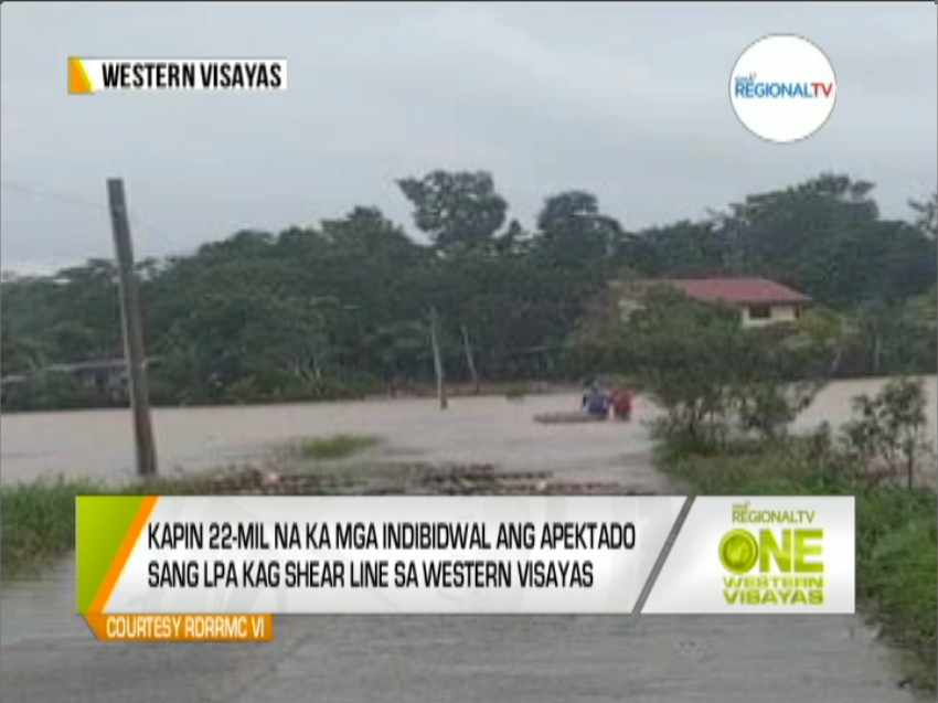 One Western Visayas Kapin 22 K Individuals Ang Apektado Sang Malain