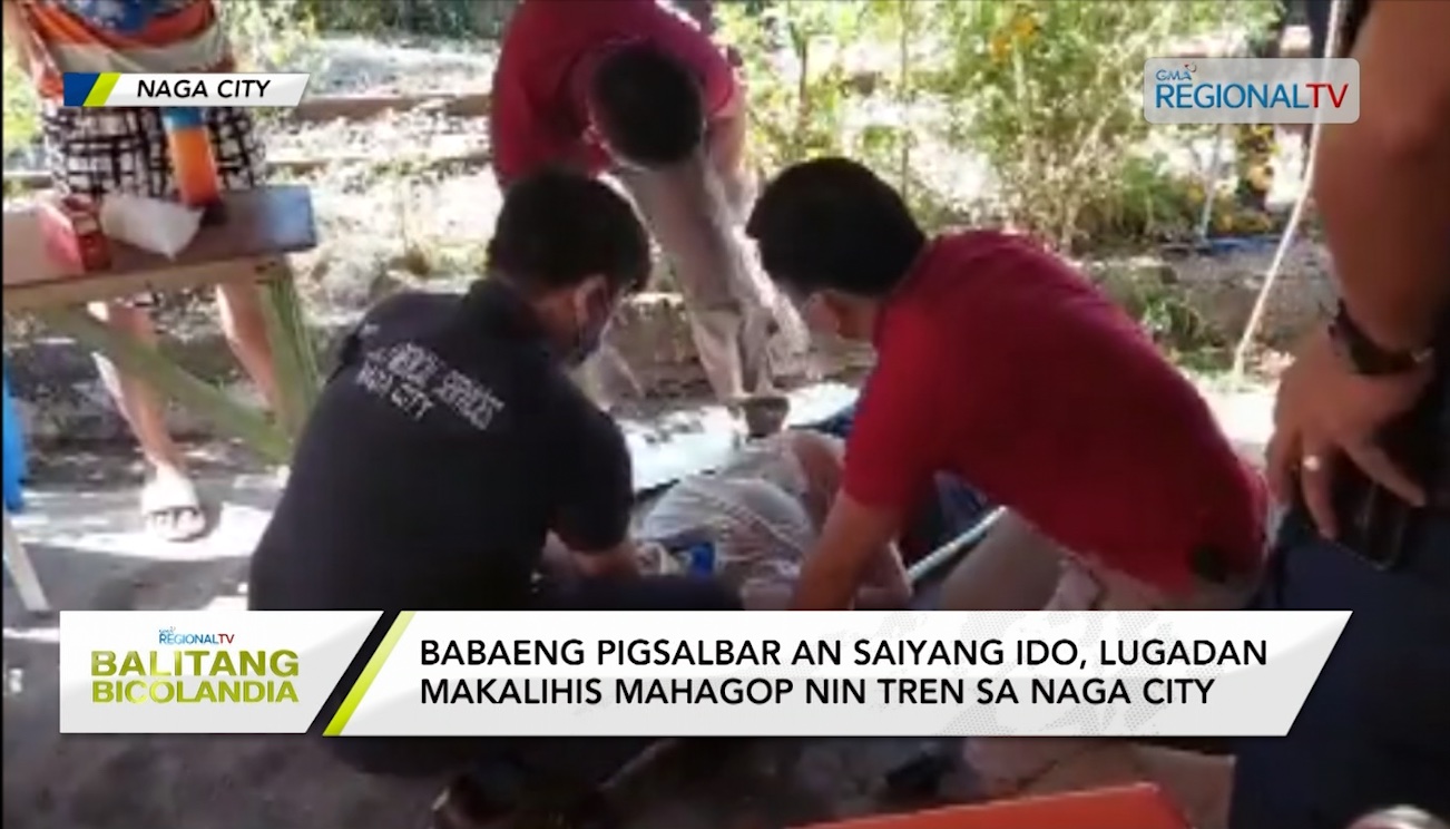 Babaeng Pigsalbar An Saiyang Ido Irido Makalihis Mahagop Nin Tren Sa