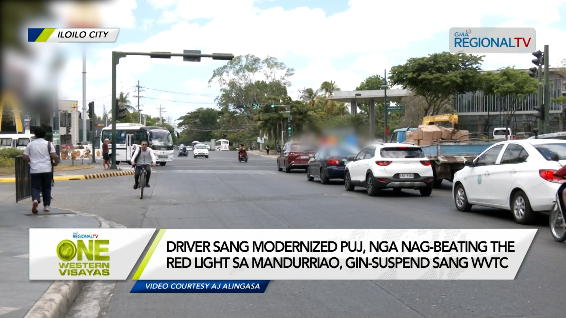 Driver Sang Modernized Puj Nga Nag Beating The Red Light Sa Mandurriao