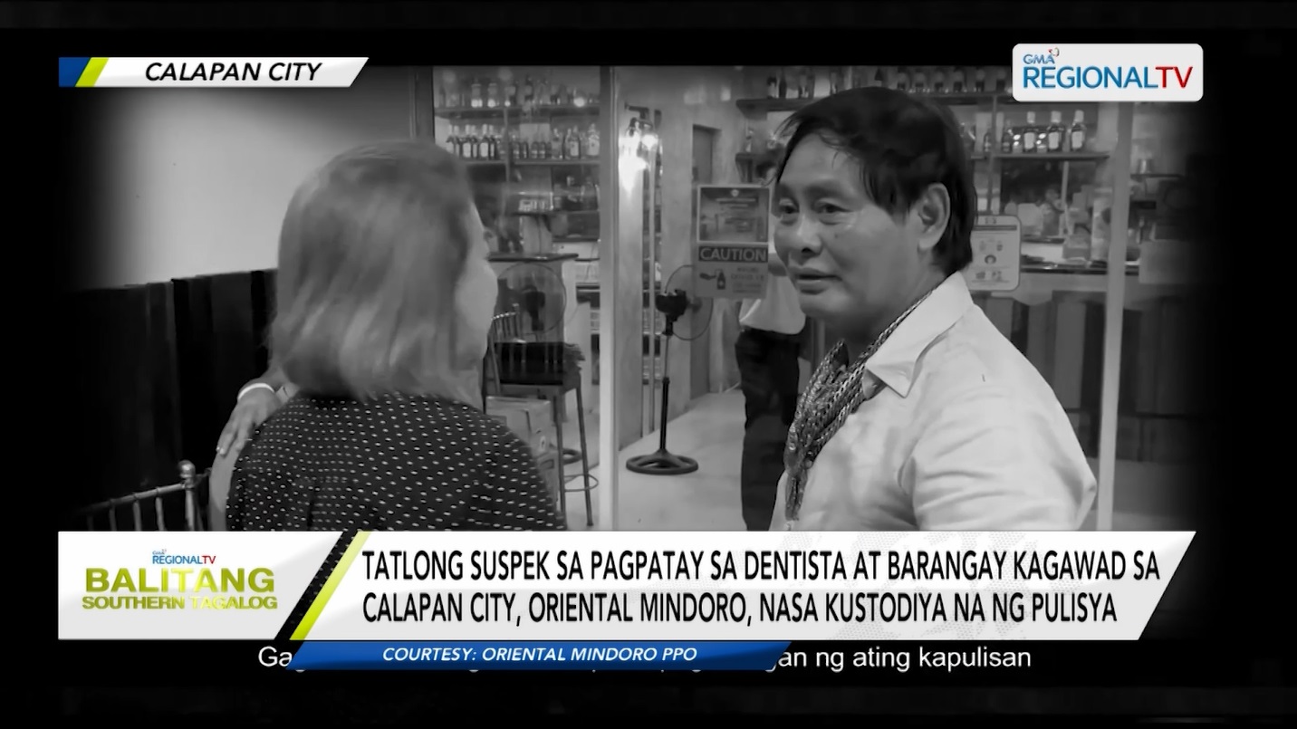 3 Suspek Sa Pagpatay Sa Dentista Calapan City Nasa Kustodiya Na Ng Pulisya