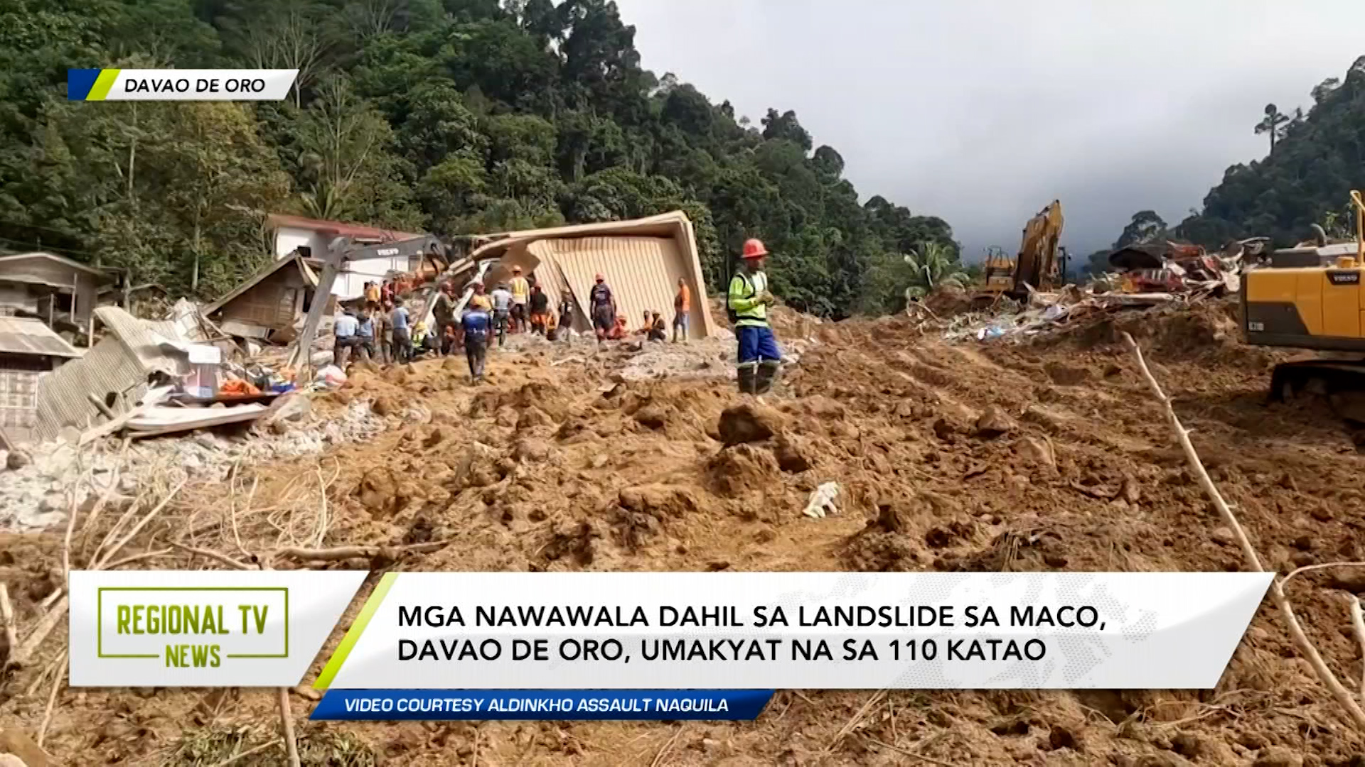 Mga Nawawala Dahil Sa Landslide Sa Maco Davao De Oro Umakyat Na Sa 110