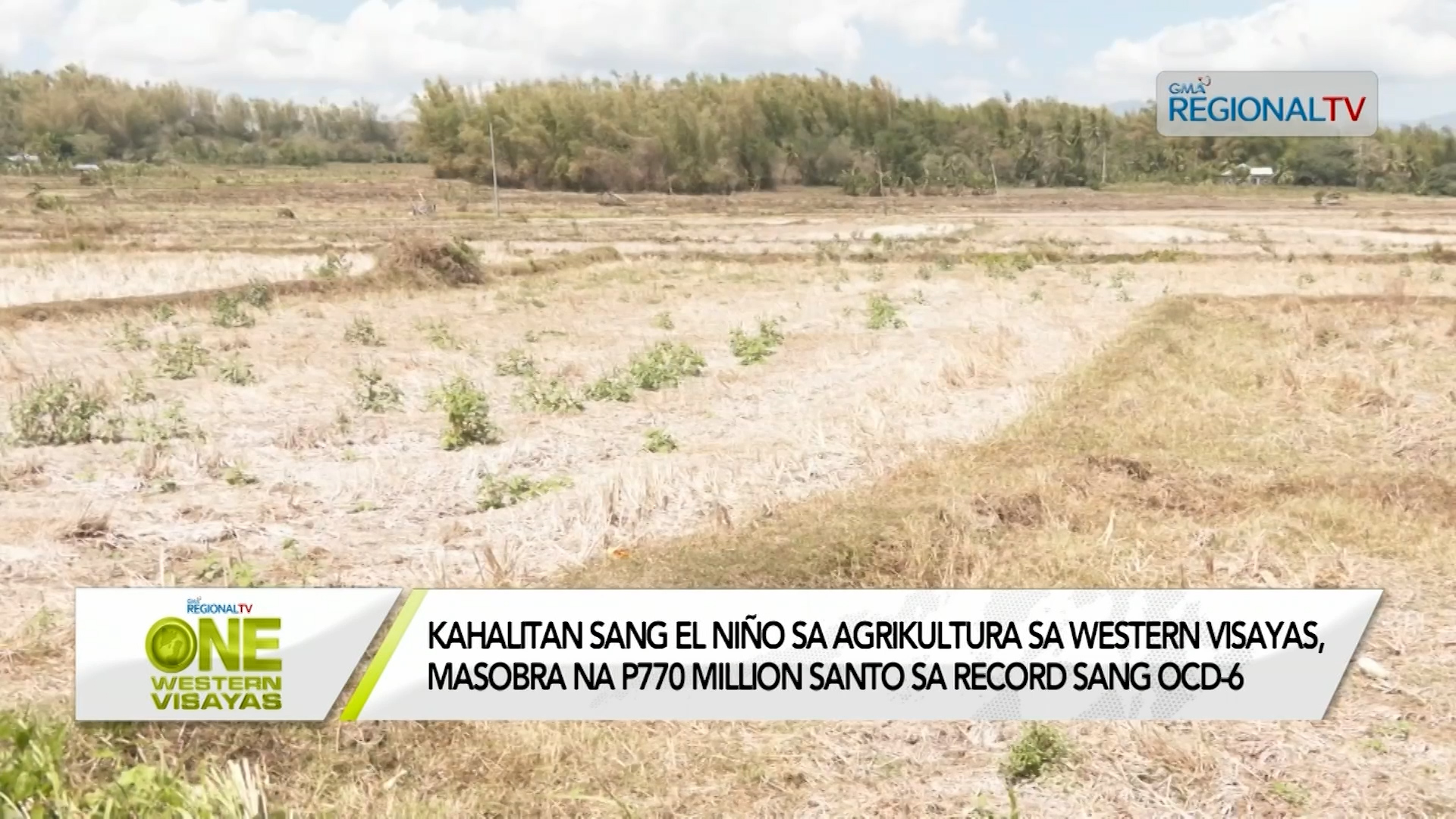 Masobra na P770 million na ang halit sang El Niño sa Western Visayas