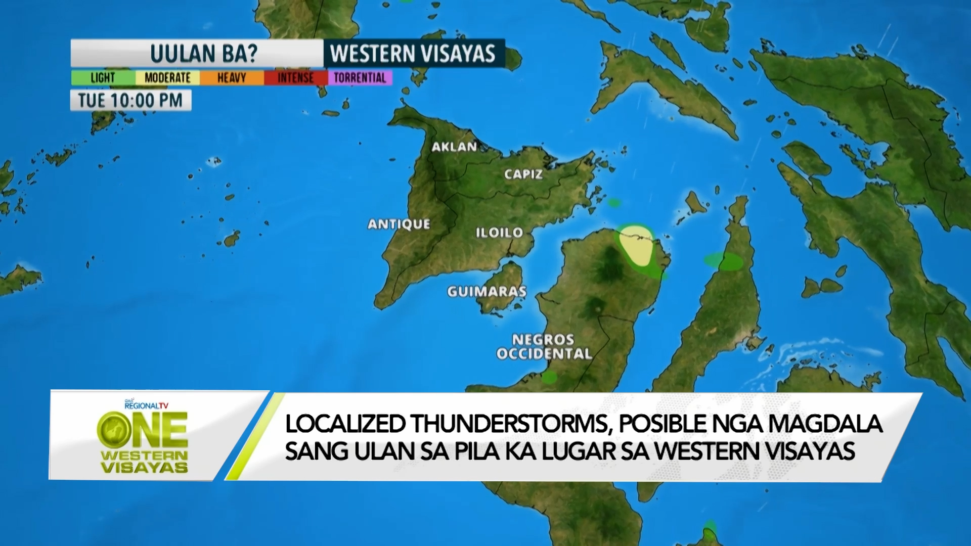 Posible Nga Mag Ulan Sa Pila Ka Lugar Sa Western Visayas