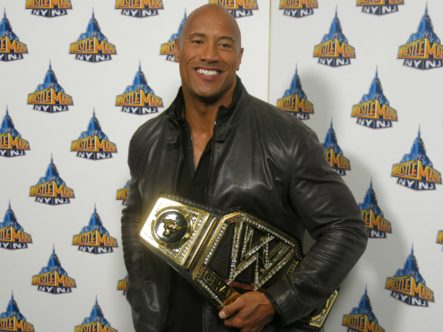 wwe championship the rock