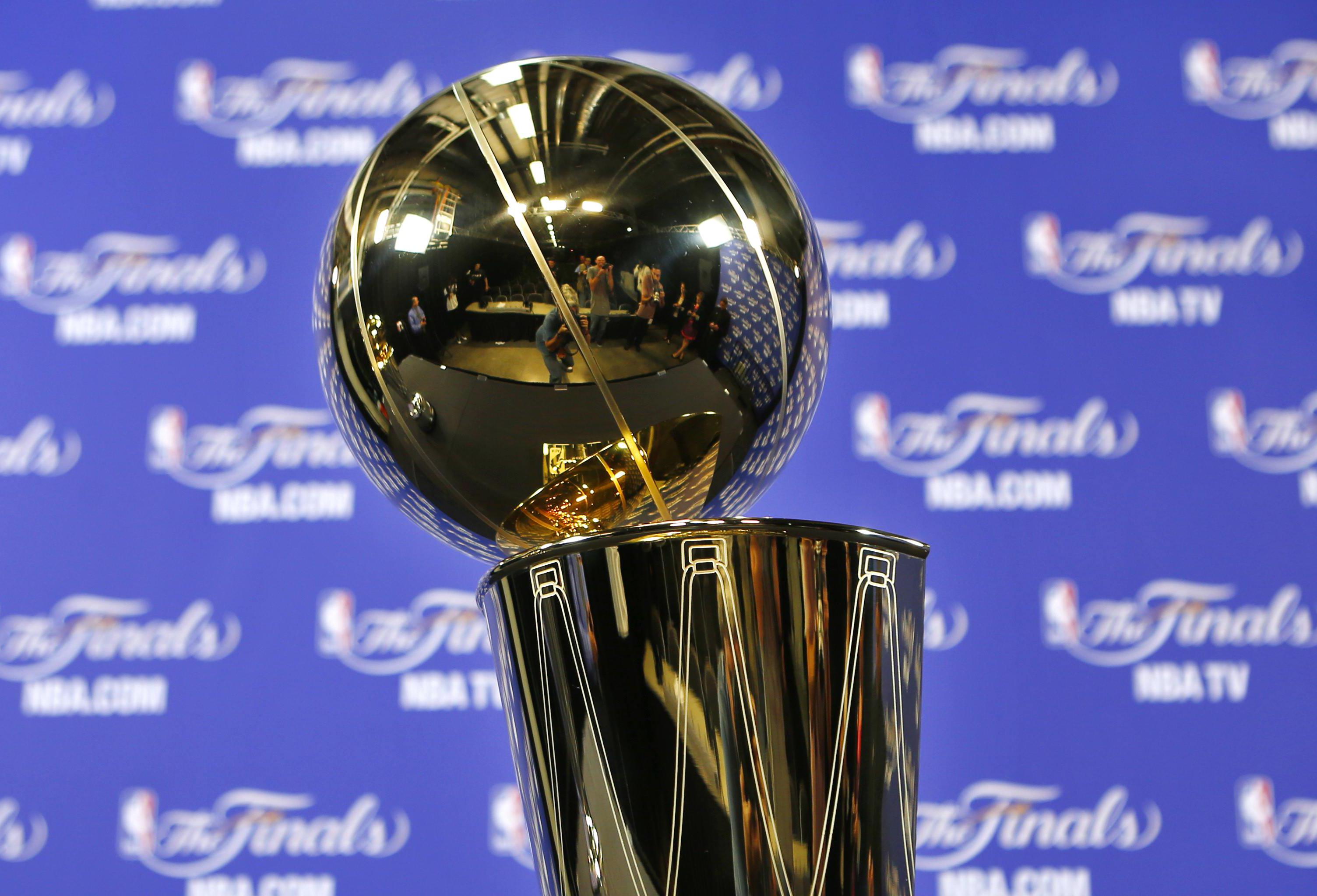 NBA's Larry O'Brien trophy ready for the winners of game seven | GMA News Online3008 x 2048