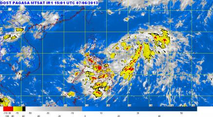 Tropical Depression Dante brings rain, thunderstorms