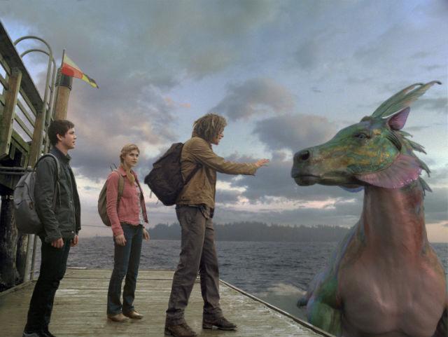 Logan Lerman Meets Half Brother Tyson In Percy Jackson Sea Of Monsters