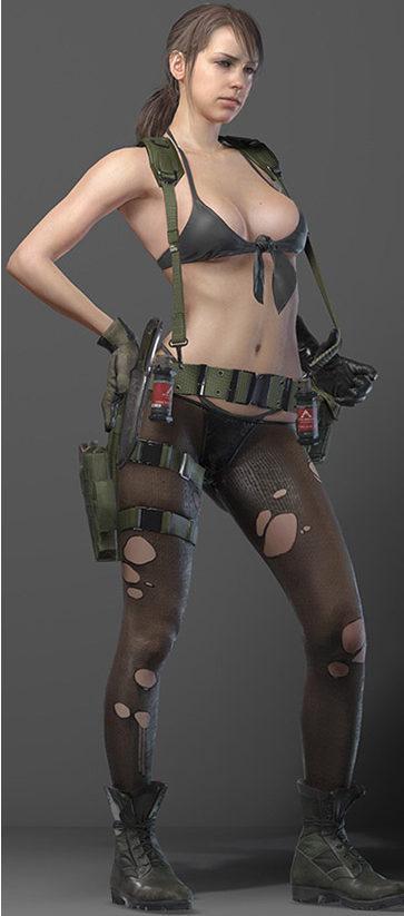 Metal Gear sniper Quiet sports new outfit that speaks volumes and stirs con...