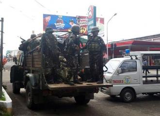 Troops set up blockades in Zambo City