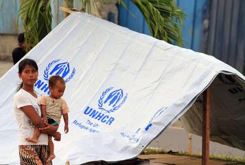UNHCR provides hundreds of tents for Zambo evacuees