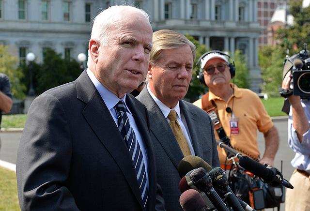 Image result for John McCain in Tbilisi