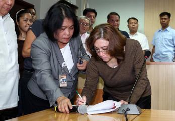 Ruby Tuason submits affidavit to Ombudsman