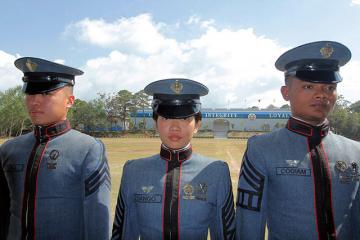 The top 3 graduates of PMA class Siklab Diwa