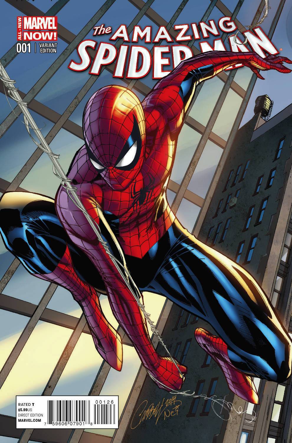 spider man comic book cover