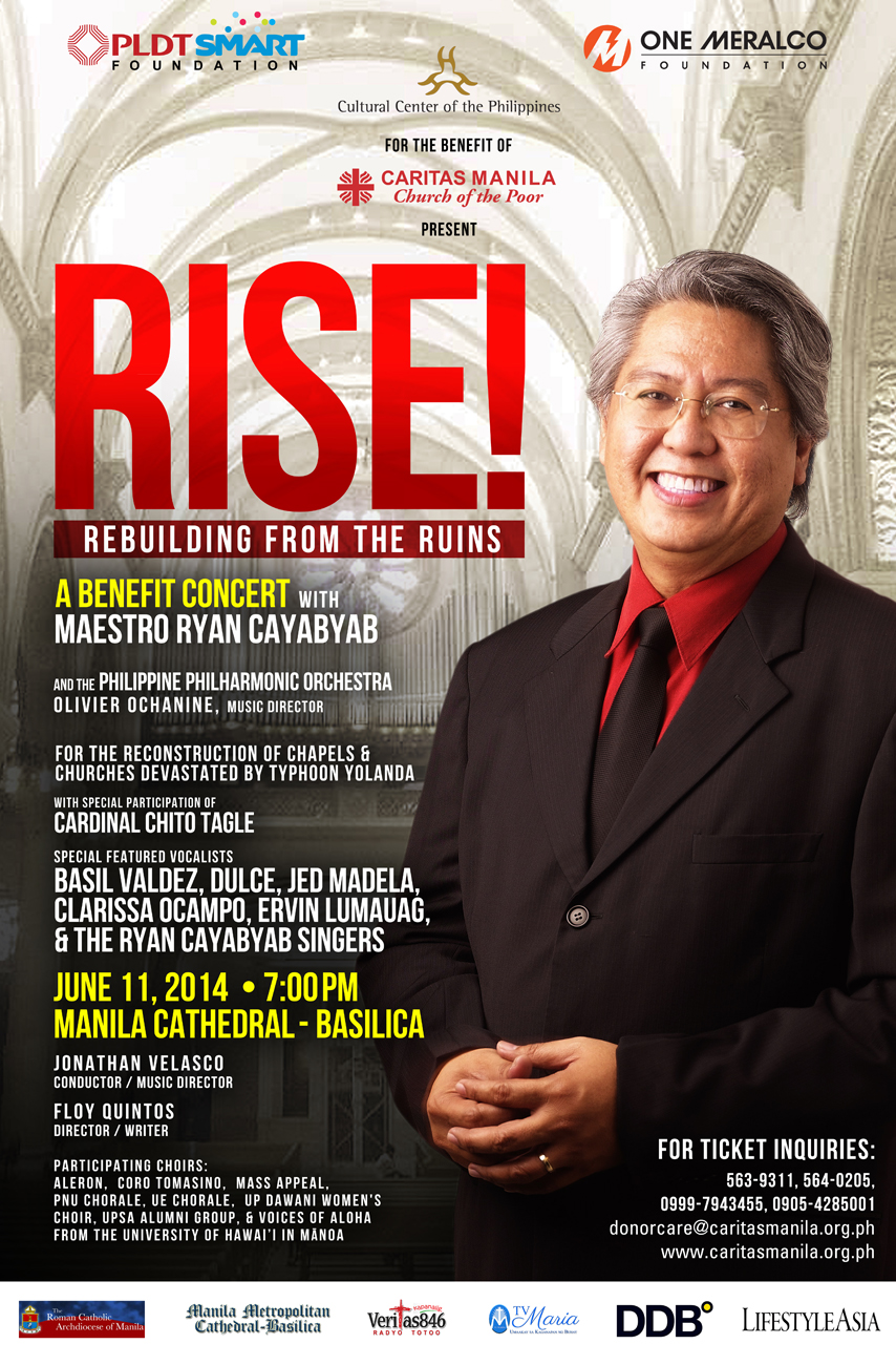 Ryan Cayabyab s sacred music to soar in concert for Yolanda hit