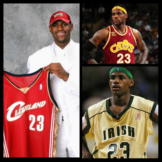 lebron old cavs jersey