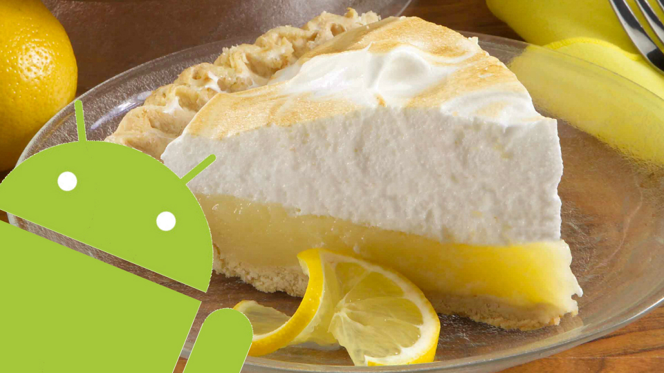 Android L podría llamarse Lemon Meringue Pie