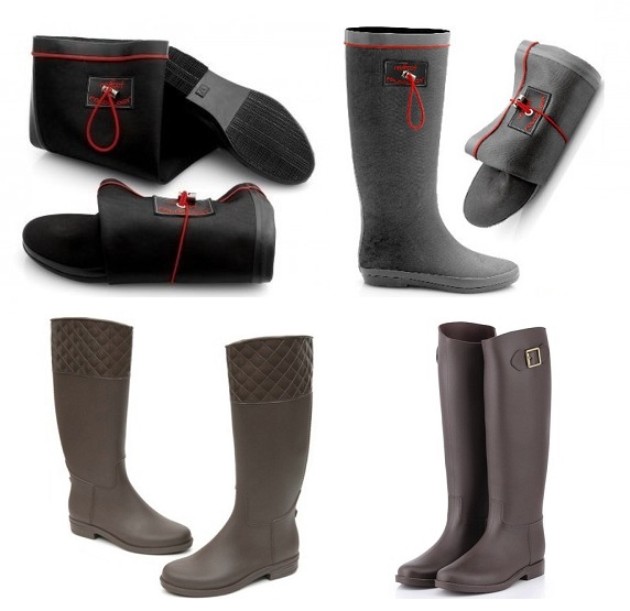 lightweight packable rain boots