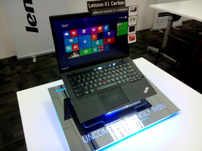 Lenovo Thinkpad X1 Carbon Tablet Debut In Philippines