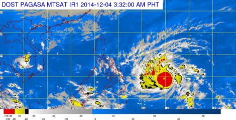 Typhoon Hagupit enters PAR Thursday morning