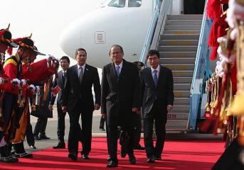 PNoy arrives in Busan for 25th ASEAN-Korea summit
