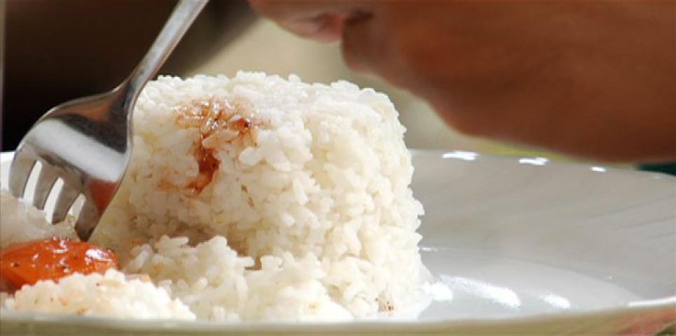 Mmm, white rice