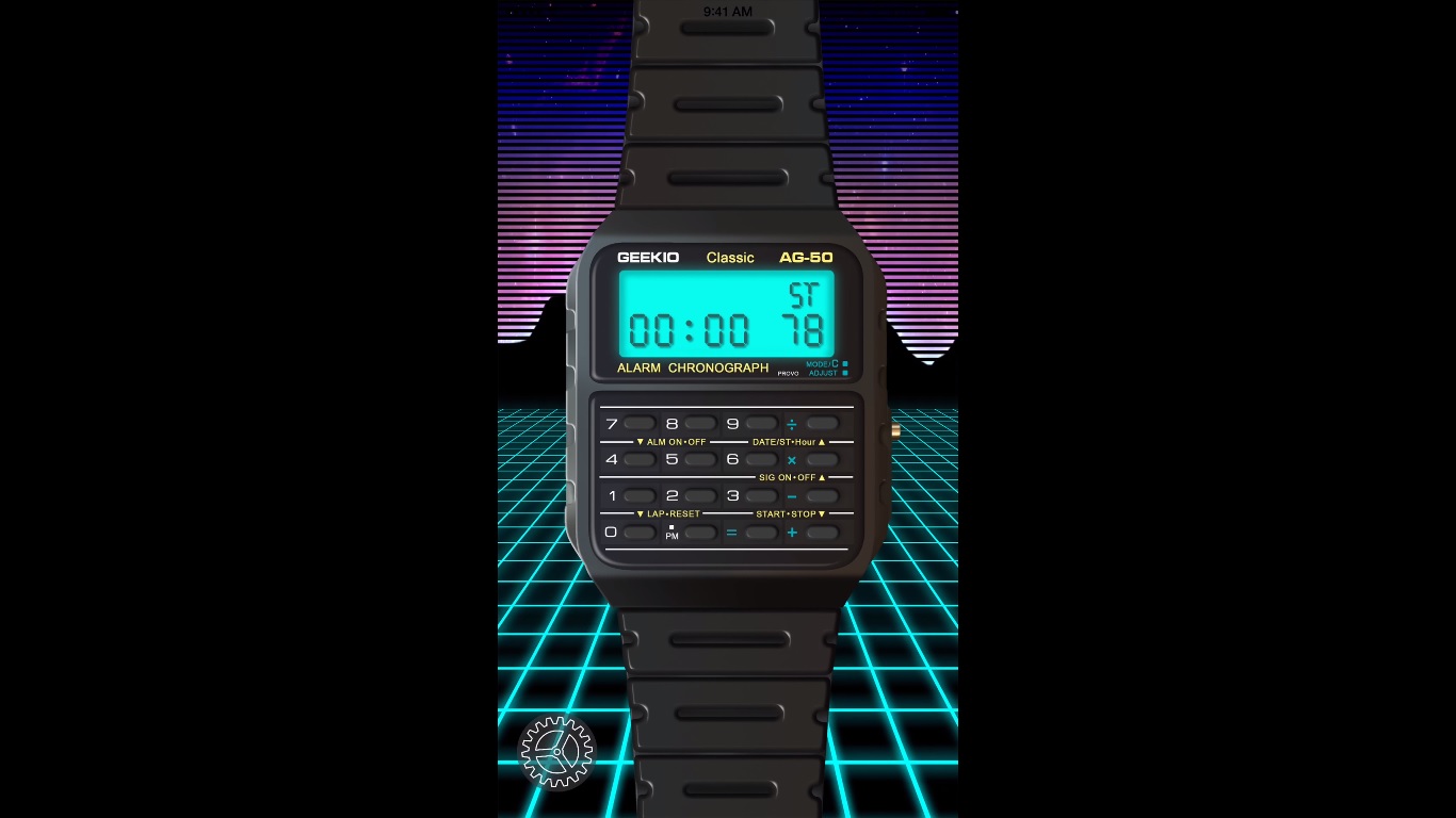 Dwight top calculator watch