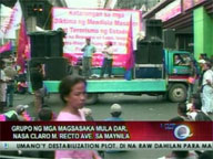 Protesting farmers, militants reach Claro M Recto
