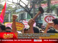 Dispersed rallyists, workers return to DOLE