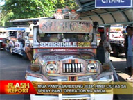 MMDA's next spray paint target: colorum jeeps