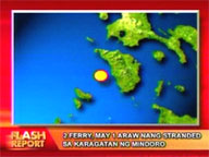 2 passenger ferries remain stranded  off Mindoro