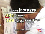 Hundreds of schools raise tuition