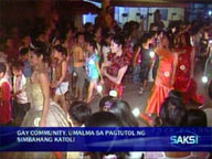 <b>Saksi:</b> Gay community at odds with Church on Santacruzan