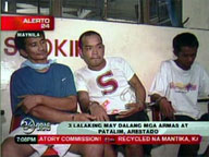 Cops nab 3 armed men in Manila