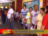 Power subsidy beneficiaries flock to payout centers