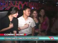 Grand welcome set for Pacquiao