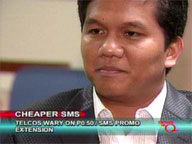   QTV:   Telcos wary about P0.50/SMS promo extension