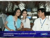  Saksi:  RP Miss U contender gets ready for Vietnam pageant