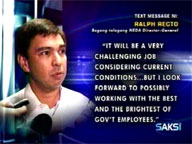   Saksi:   Recto ready for new challenge as NEDA chief