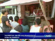 <b>Saksi:</b> People air divergent views on Arroyo's SONA