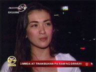 MMDA trucks sideswipes car of Alyssa Alano