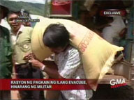 Military blocks food aid for Mindanao evacuees