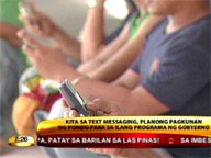 Nograles eyes text profits as source of income