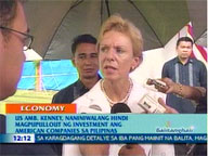  QTV:  Amb. Kenney: No pullout of US investments in RP