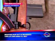 <b> QTV: </b> Guns run out as residents take up own arms vs MILF