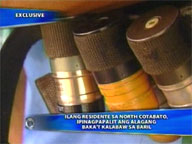 <b> Saksi: </b> Some North Cotabato villagers trade animal farms for guns