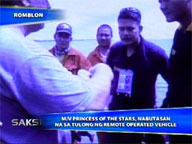   Saksi:   Salvage team cuts open hull of capsized 'Princess'